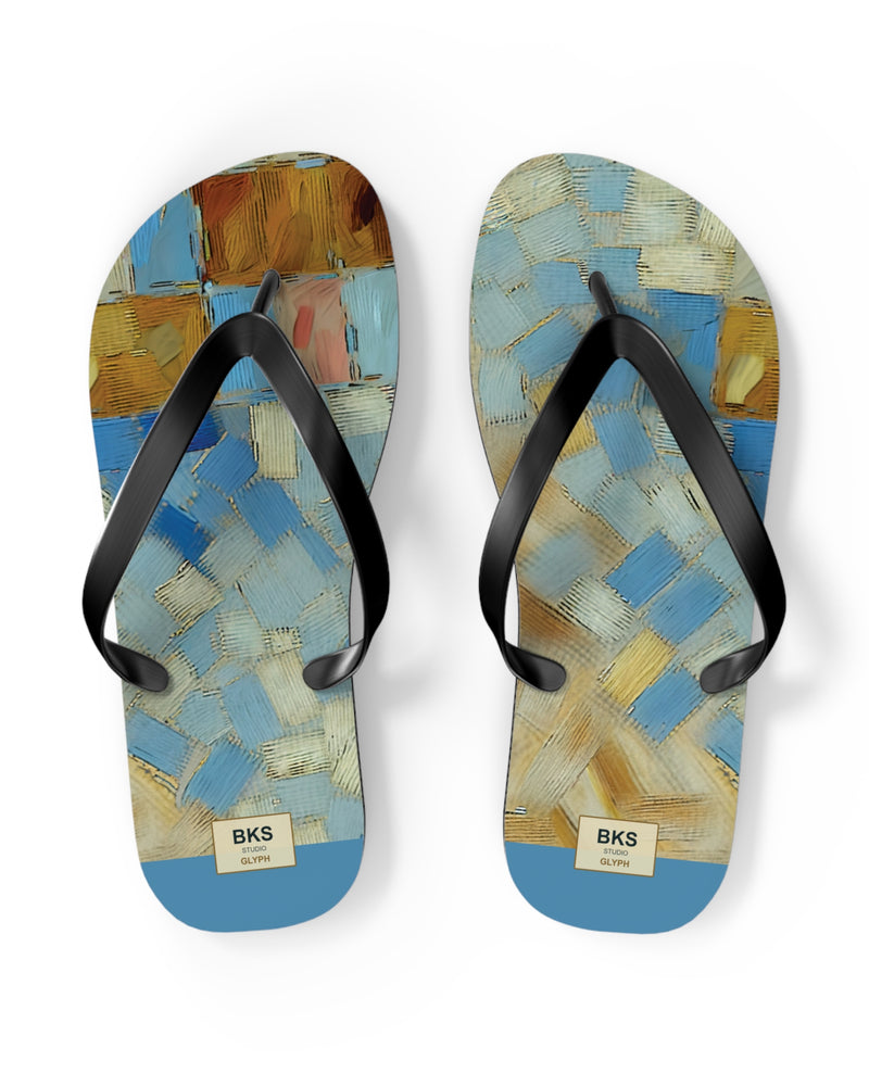 BKS Glyph Mosaic Tile™ Flip Flops