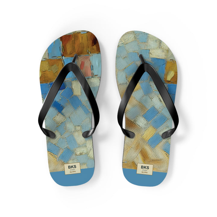 BKS Glyph Mosaic Tile™ Flip Flops