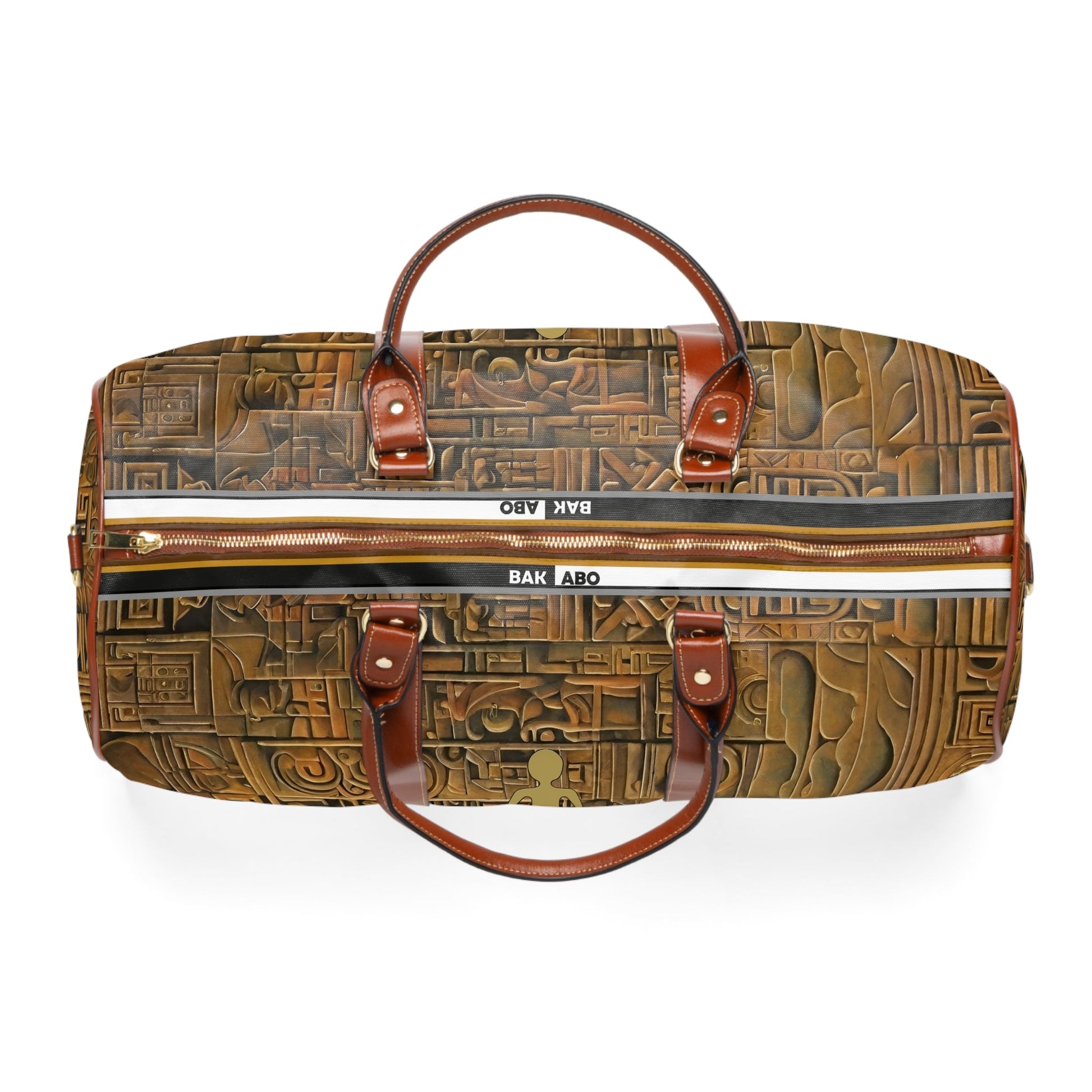 BKS Glyph Relief™ Travel Bag Printify bakabo.club