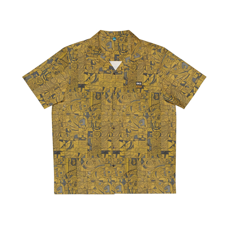 BKS Glyph Hawaiian Mustard™ Hawaiian Shirt