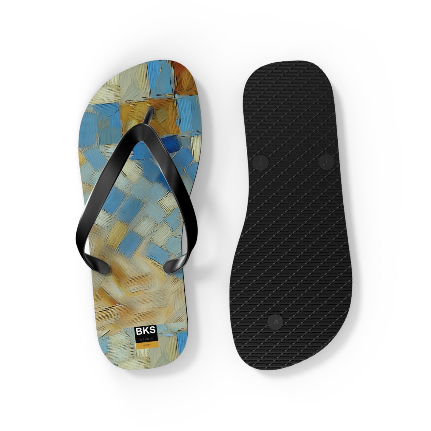 BKS Glyph Mosaic Tile™ Flip Flops