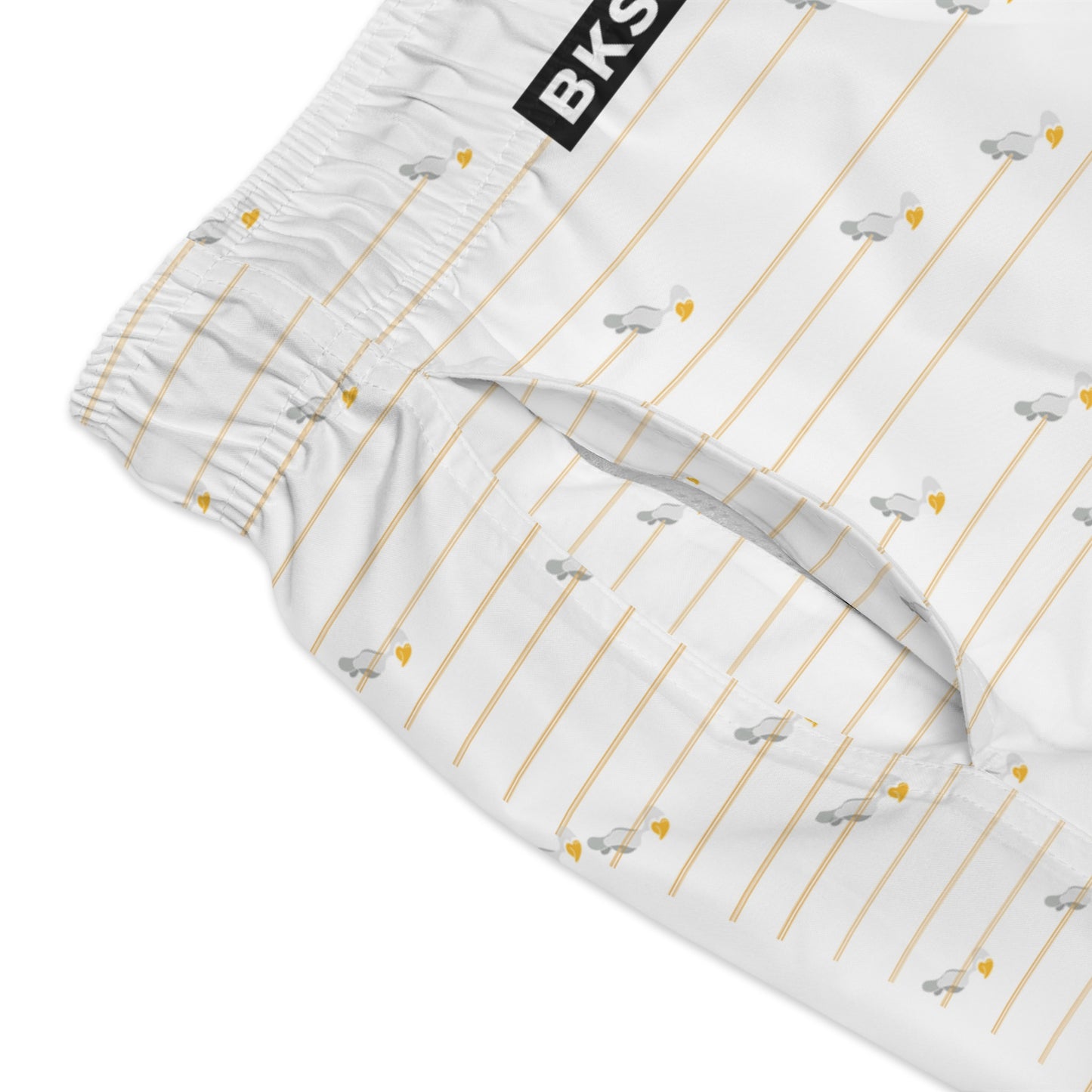 BKS Riviera Bird Pinstripe™ Swim Trunks