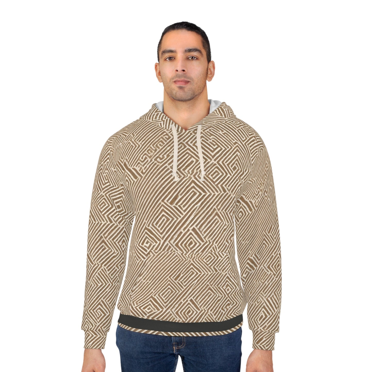 BKS Glyph Drift™ Pullover Hoodie Printify bakabo.club
