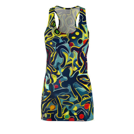 BKS Marker Flux™ Racerback Dress Printify bakabo.club