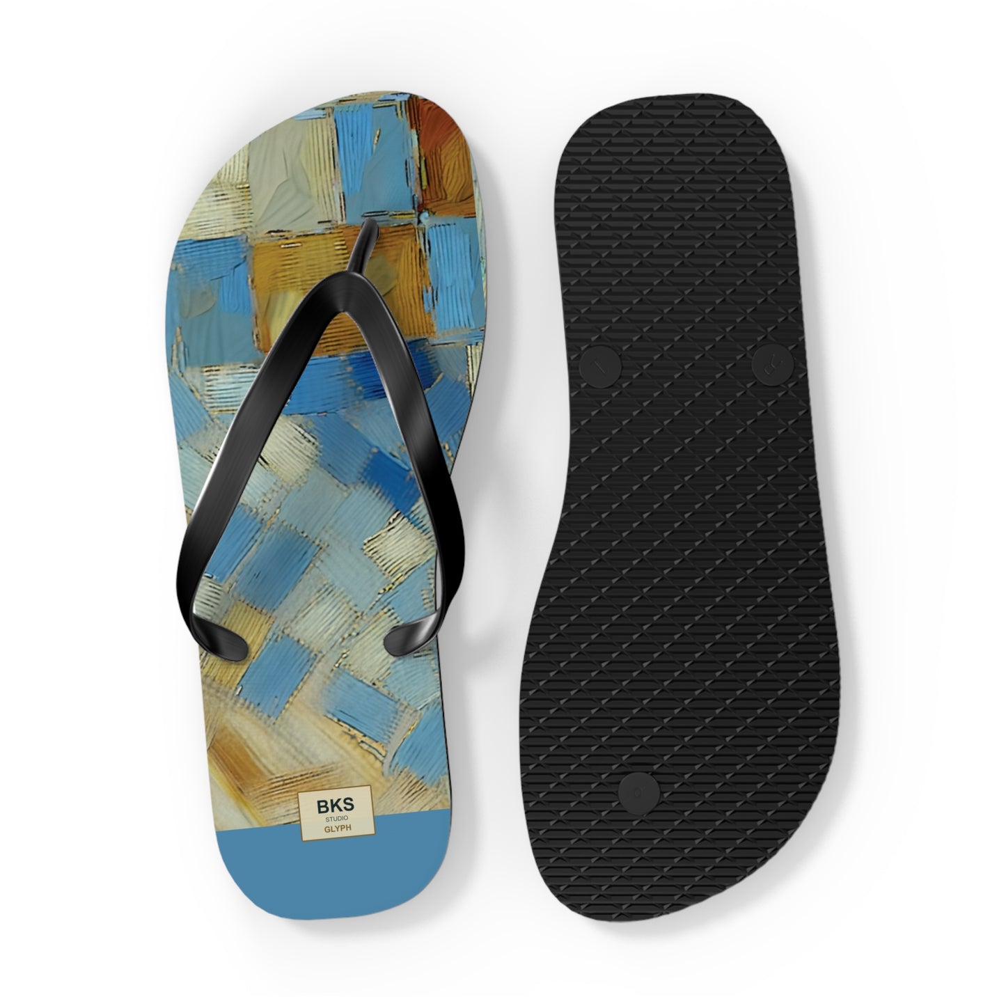 BKS Glyph Mosaic Tile™ Flip Flops