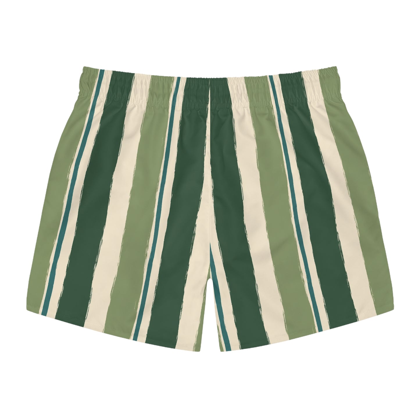 BKS Riviera Striped Green™ Swim Trunks