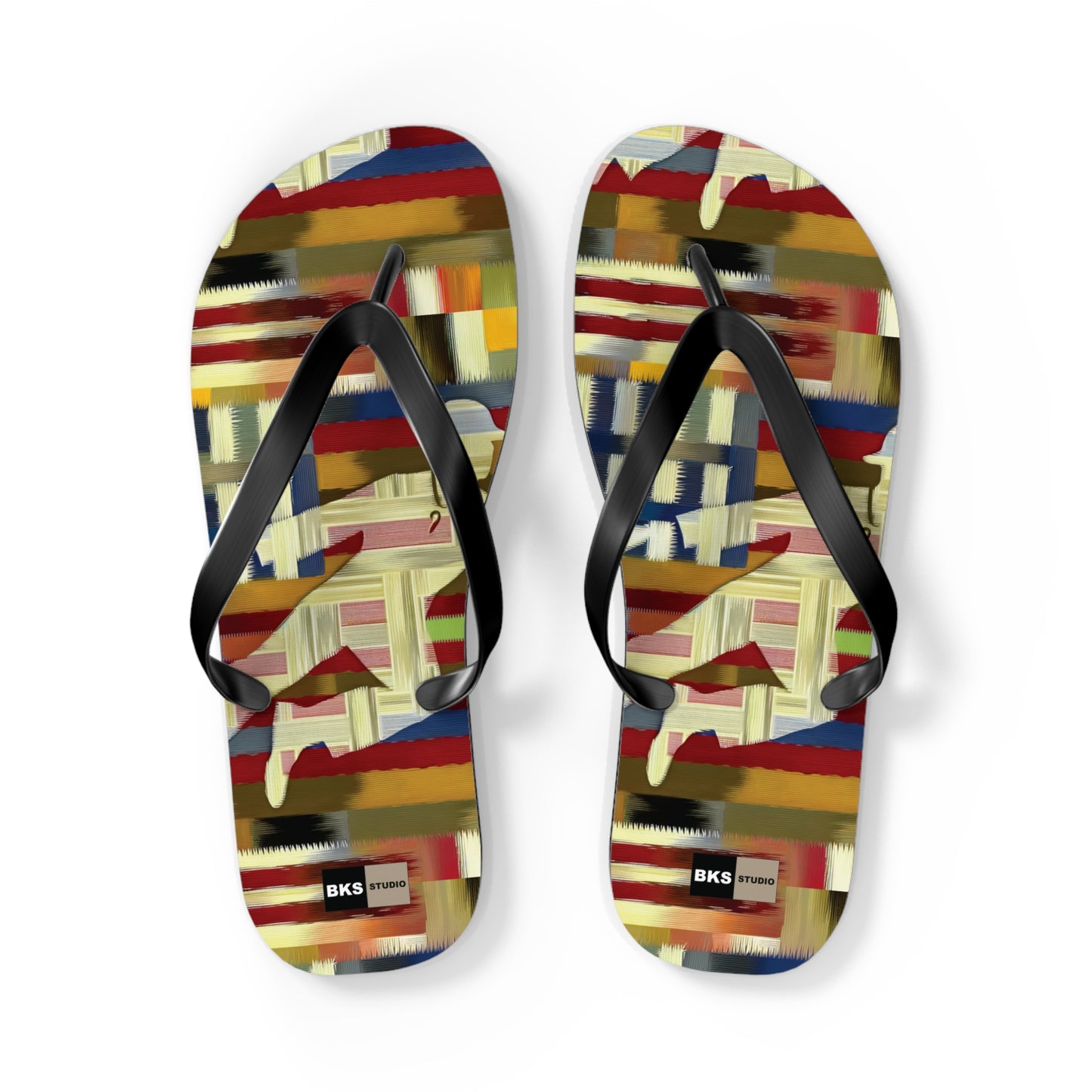 BKS Flag Colorblock Red™ Flip Flops