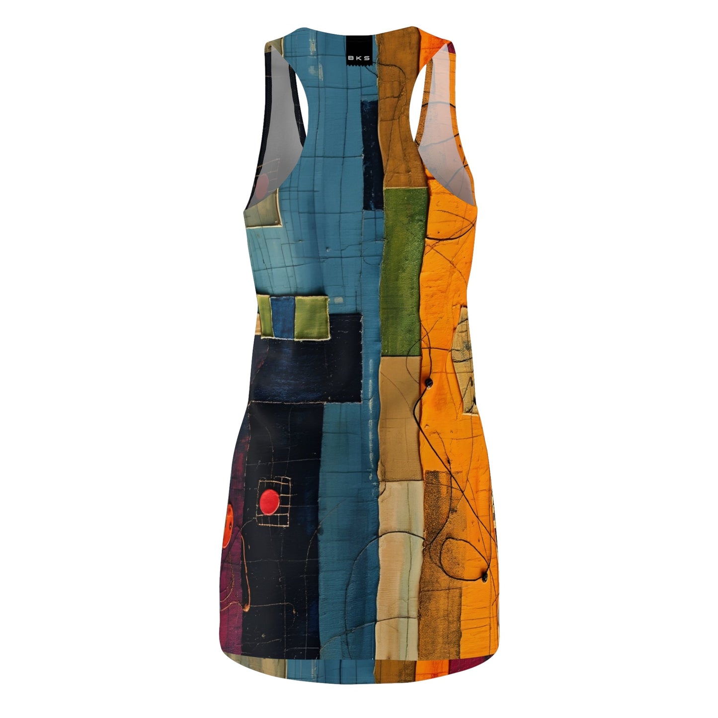 BKS Flag Patch™ Racerback Dress Printify bakabo.club