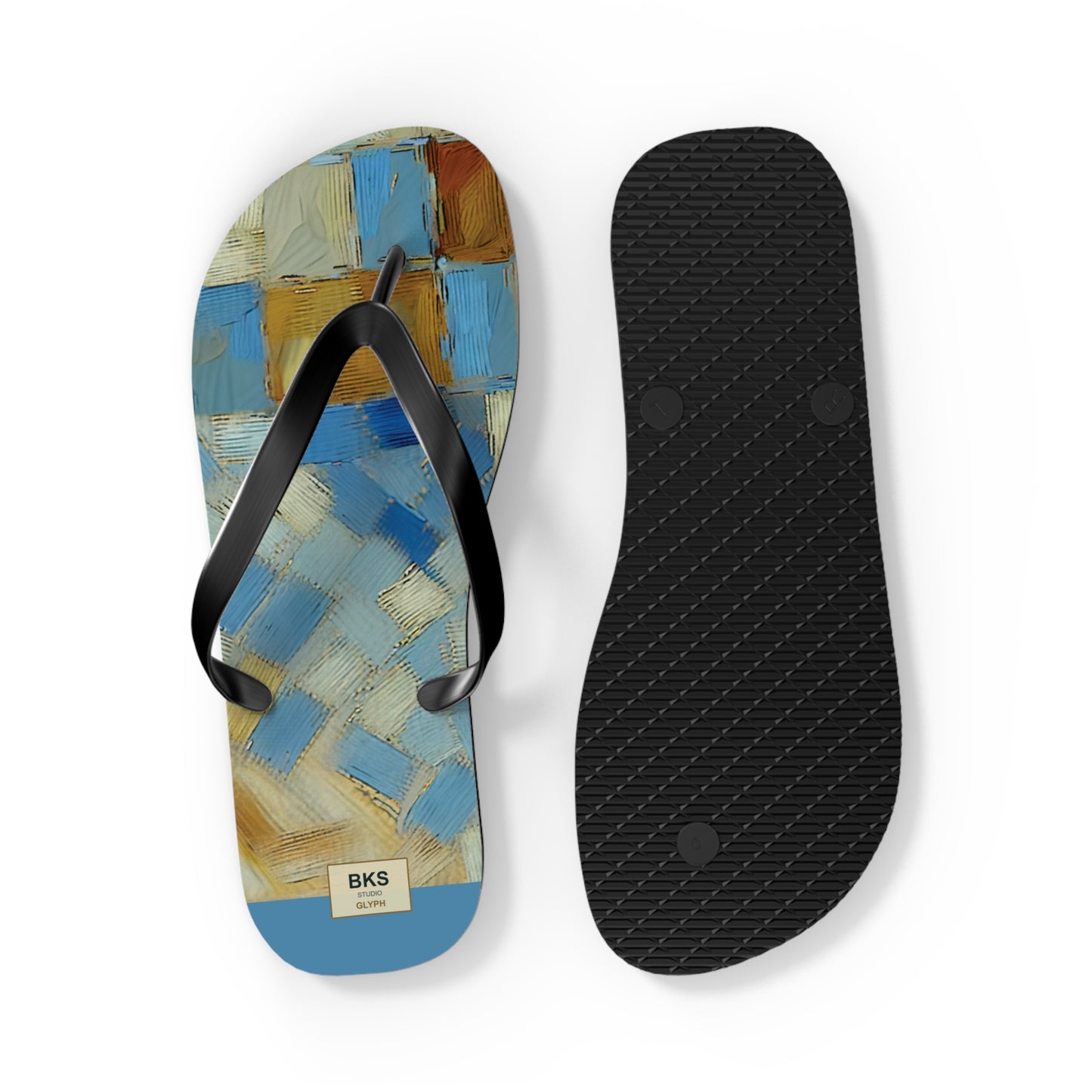 BKS Glyph Mosaic Tile™ Flip Flops