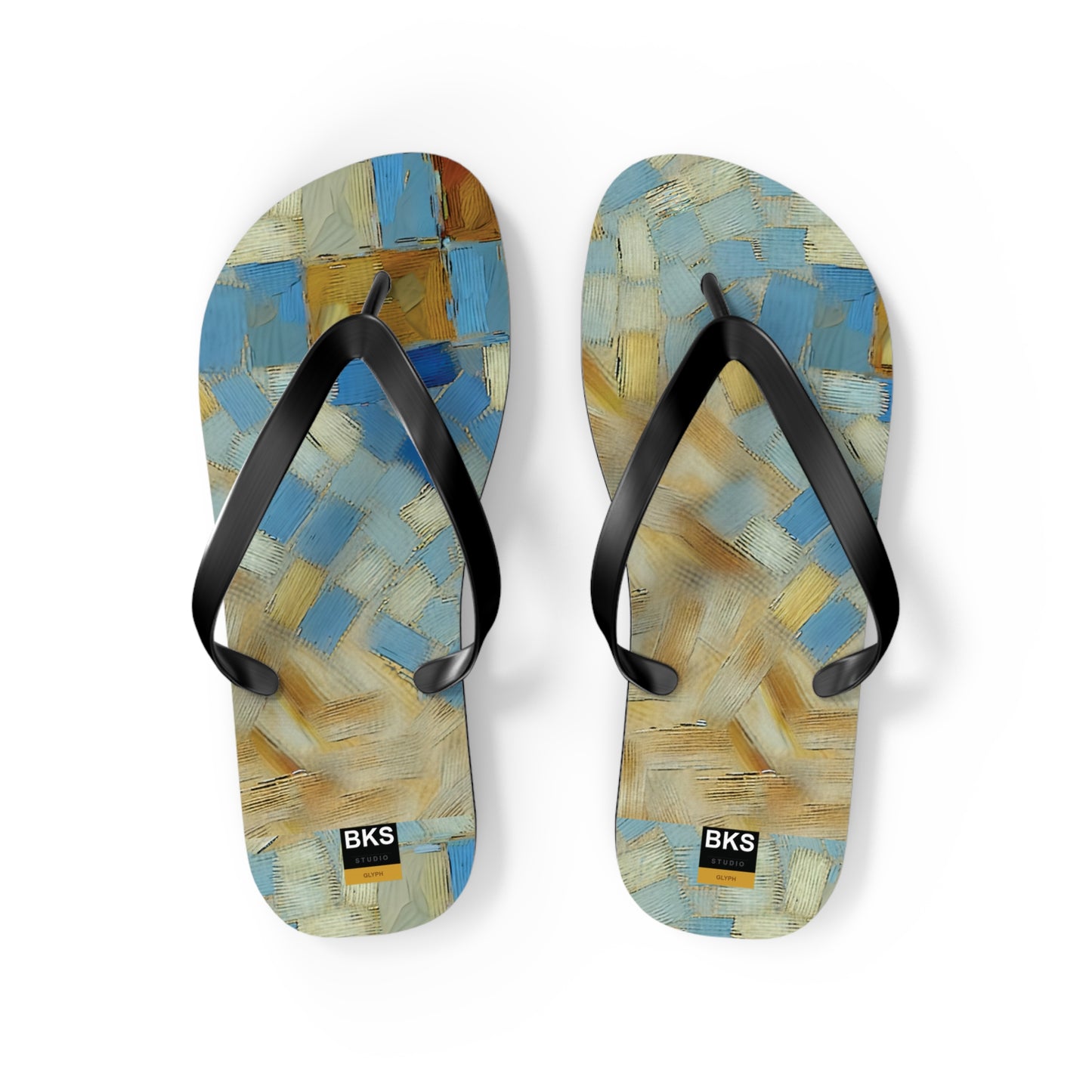 BKS Glyph Mosaic Tile™ Flip Flops