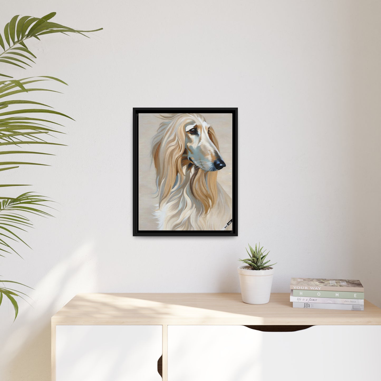 Afghan Greyhound (BKS)🐶Canvas