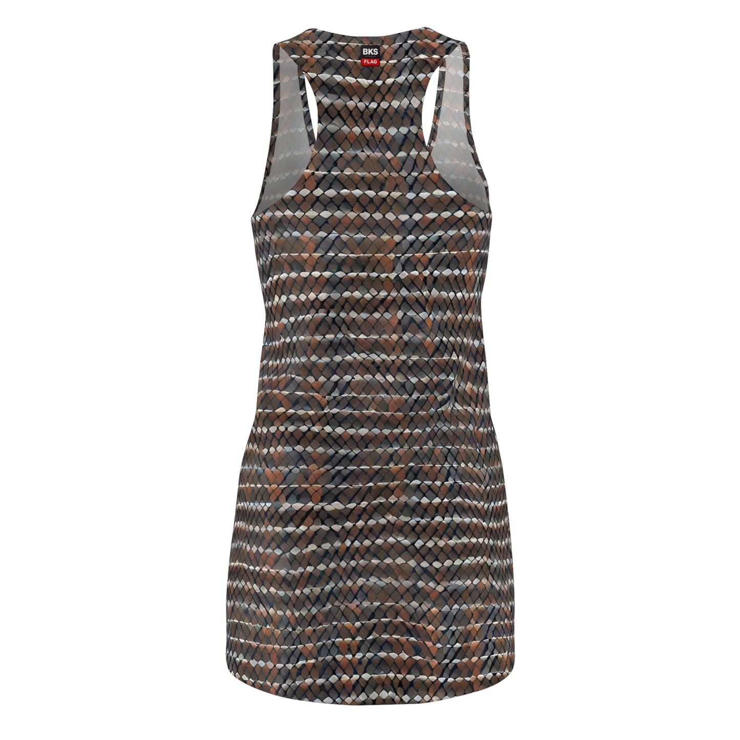BKS Flag Brown Racerback™ Racerback Dress