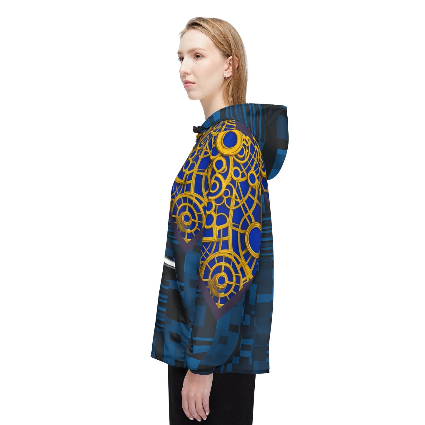 BKS Glyph Orbit™ Windbreaker Printify bakabo.club