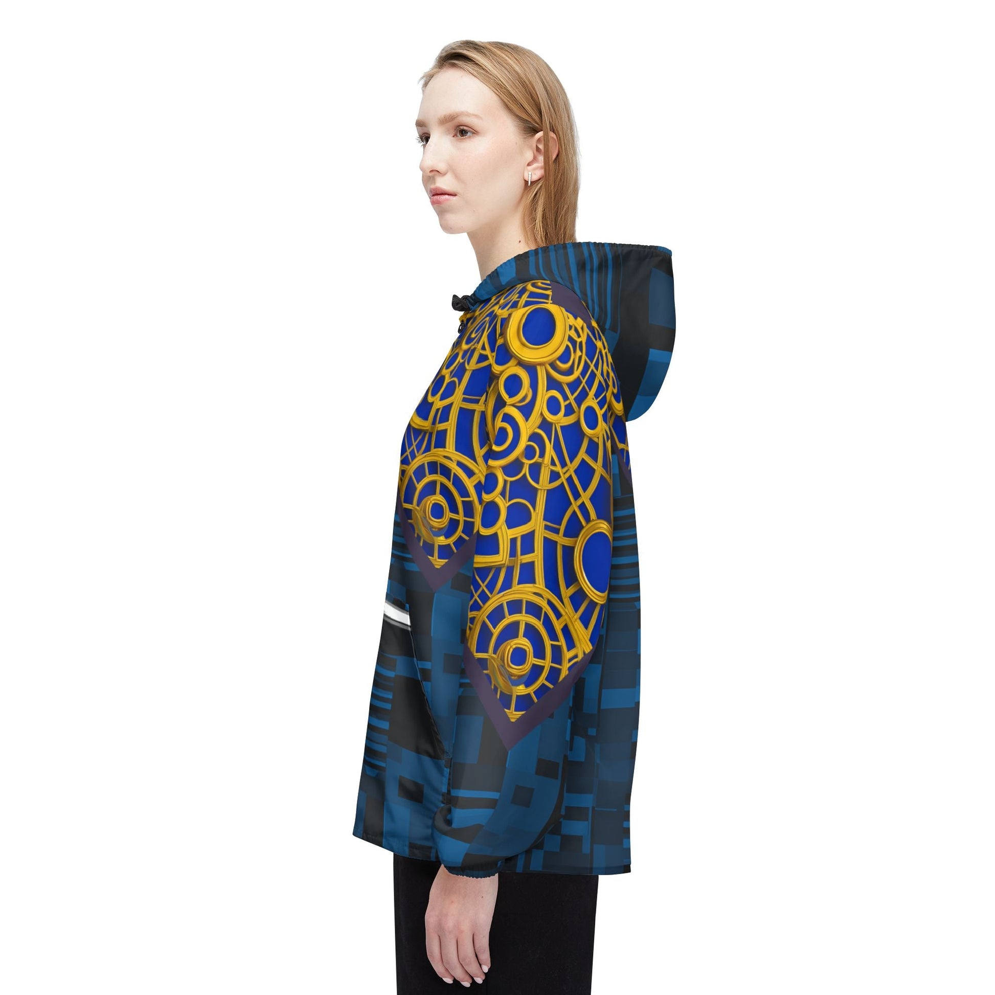BKS Glyph Orbit™ Windbreaker Printify bakabo.club