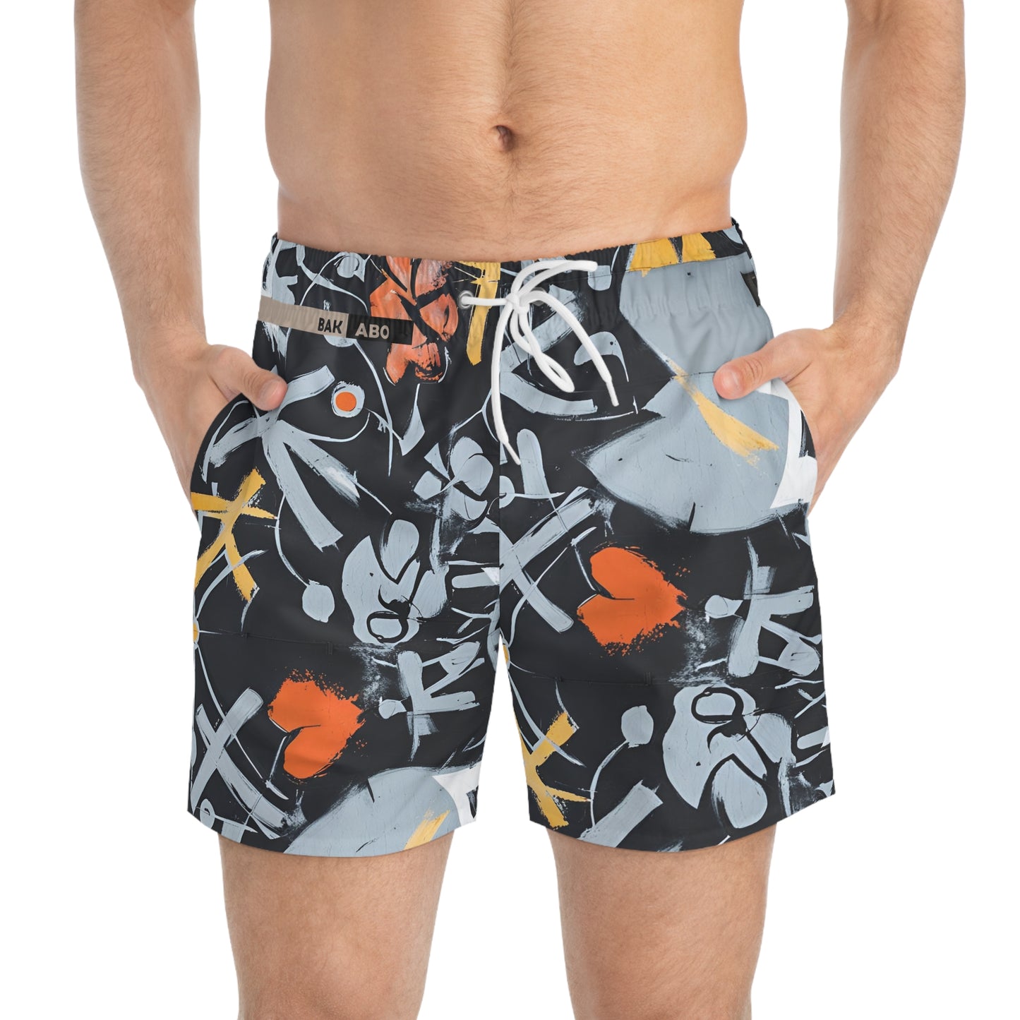 Whirls of Wonder (BKS)🐠Swim Trunks