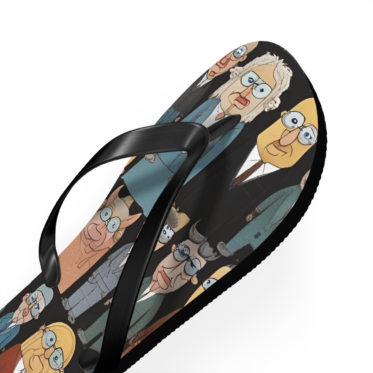 BKS Folklore Crowd™ Flip Flop Printify bakabo.club