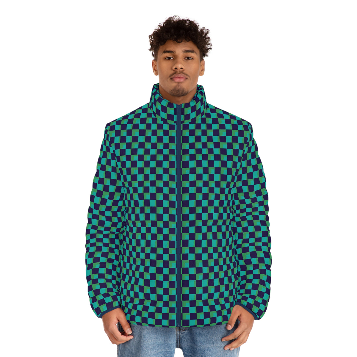 BKS Token Checkerboard Green™ Puffer Jacket