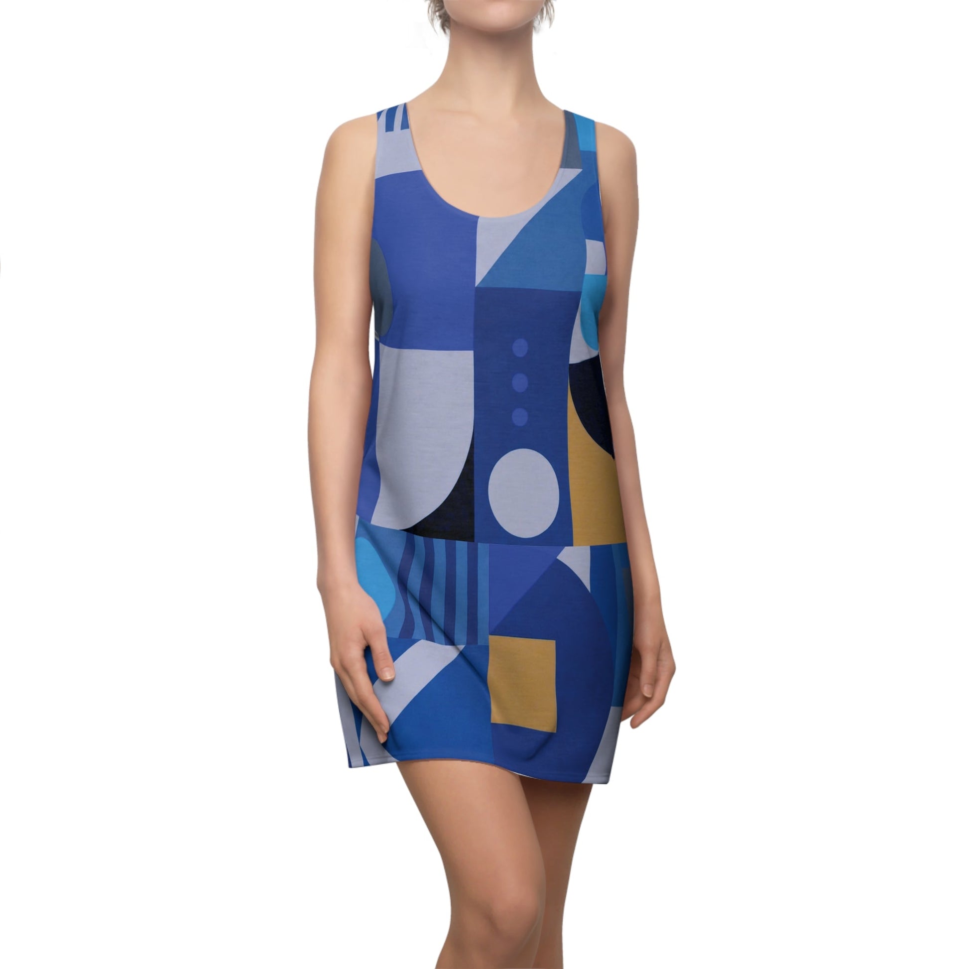 BKS Riviera Tile™ Racerback Dress Printify bakabo.club