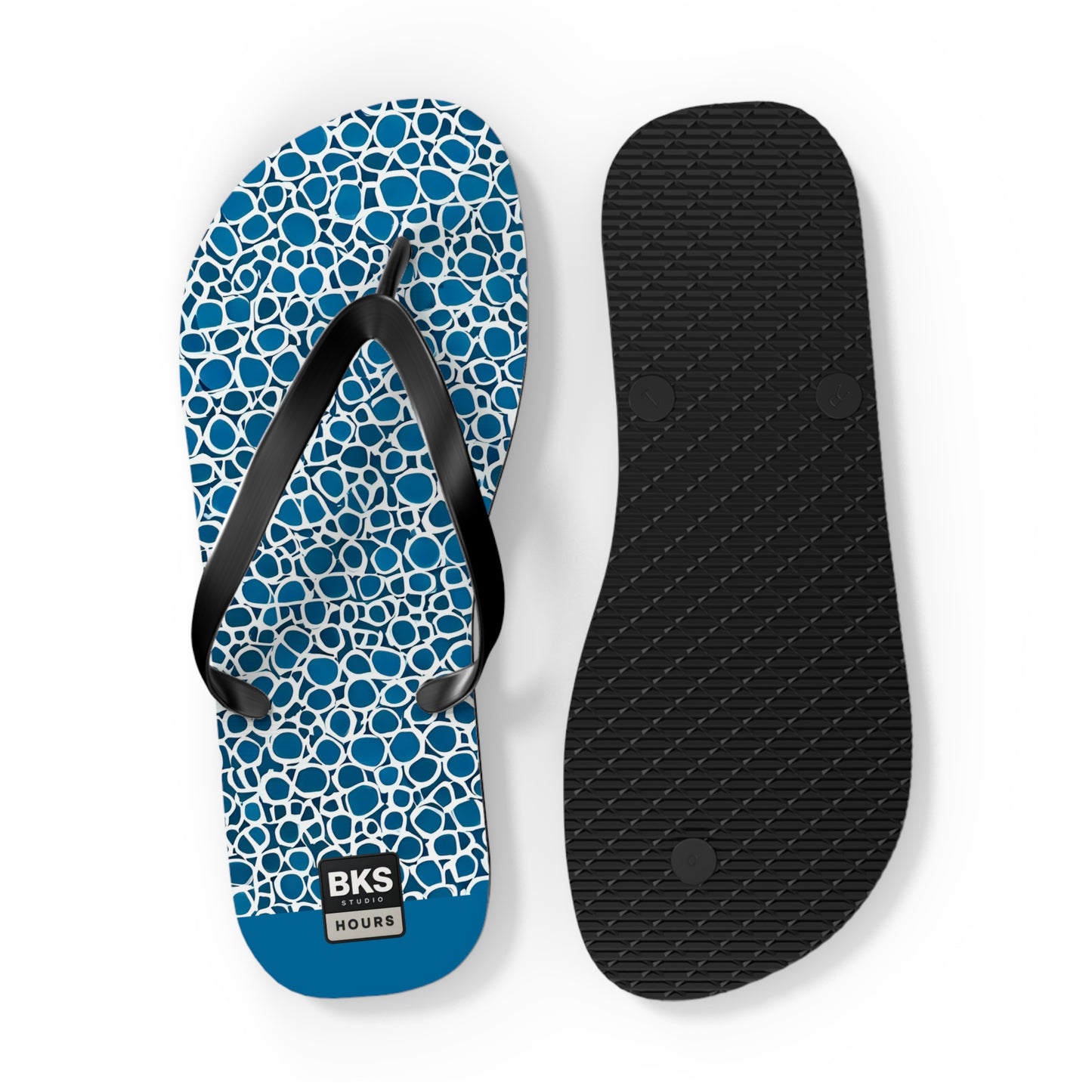BKS Hours Blue Mosaic™ Flip Flops
