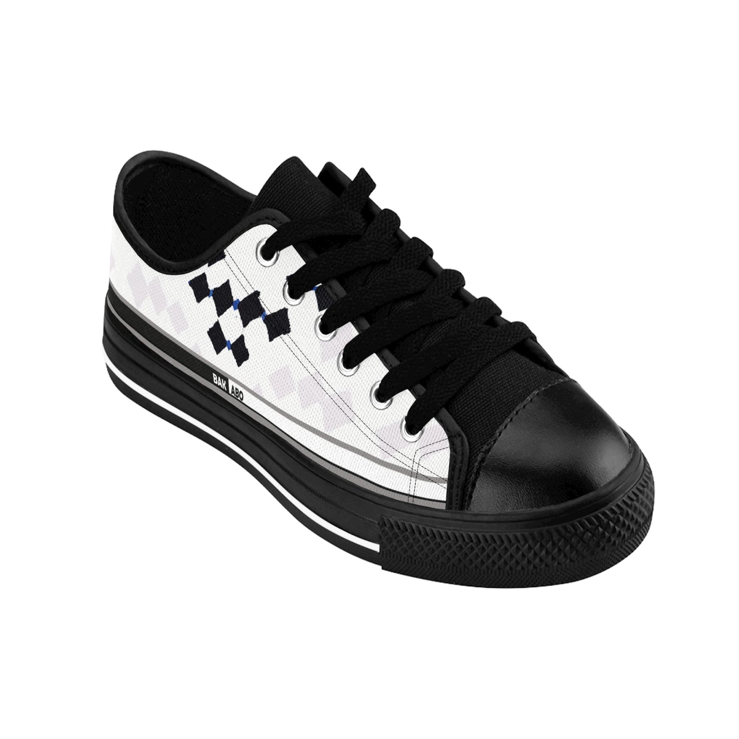 BKS Riviera Argyle™ Sneakers Printify BKS Studio