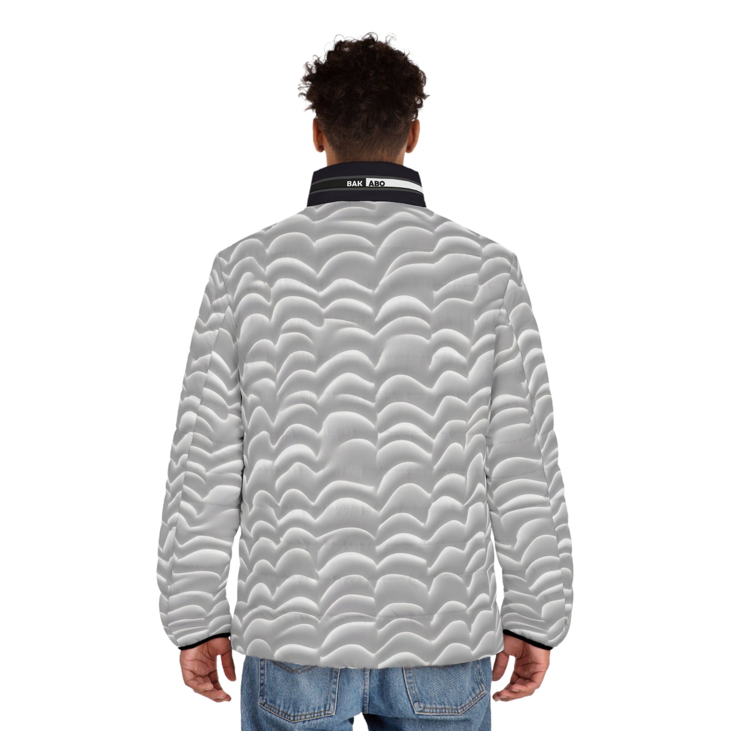 Cloud-Quilt Men's Puffer Jacket — Lightweight Quilted All-Over Print Printify bakabo.club