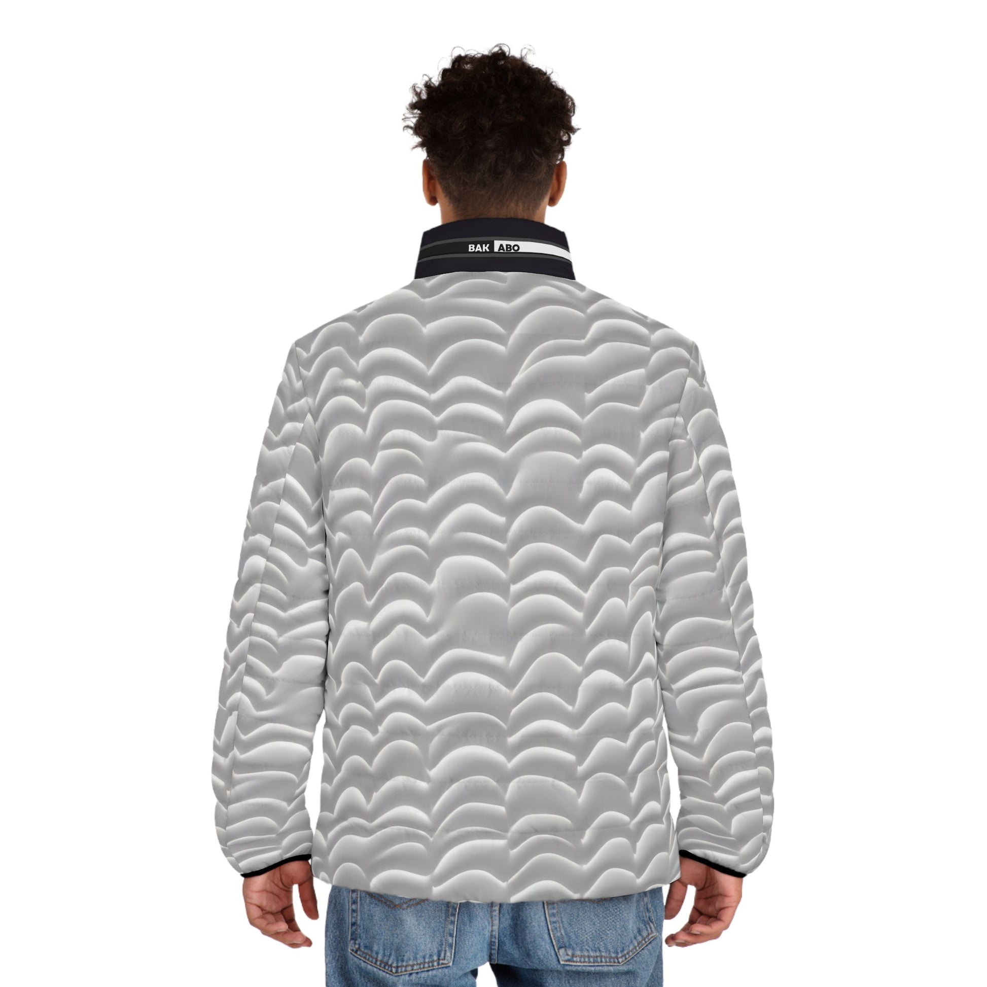 Cloud-Quilt Men's Puffer Jacket — Lightweight Quilted All-Over Print Printify bakabo.club