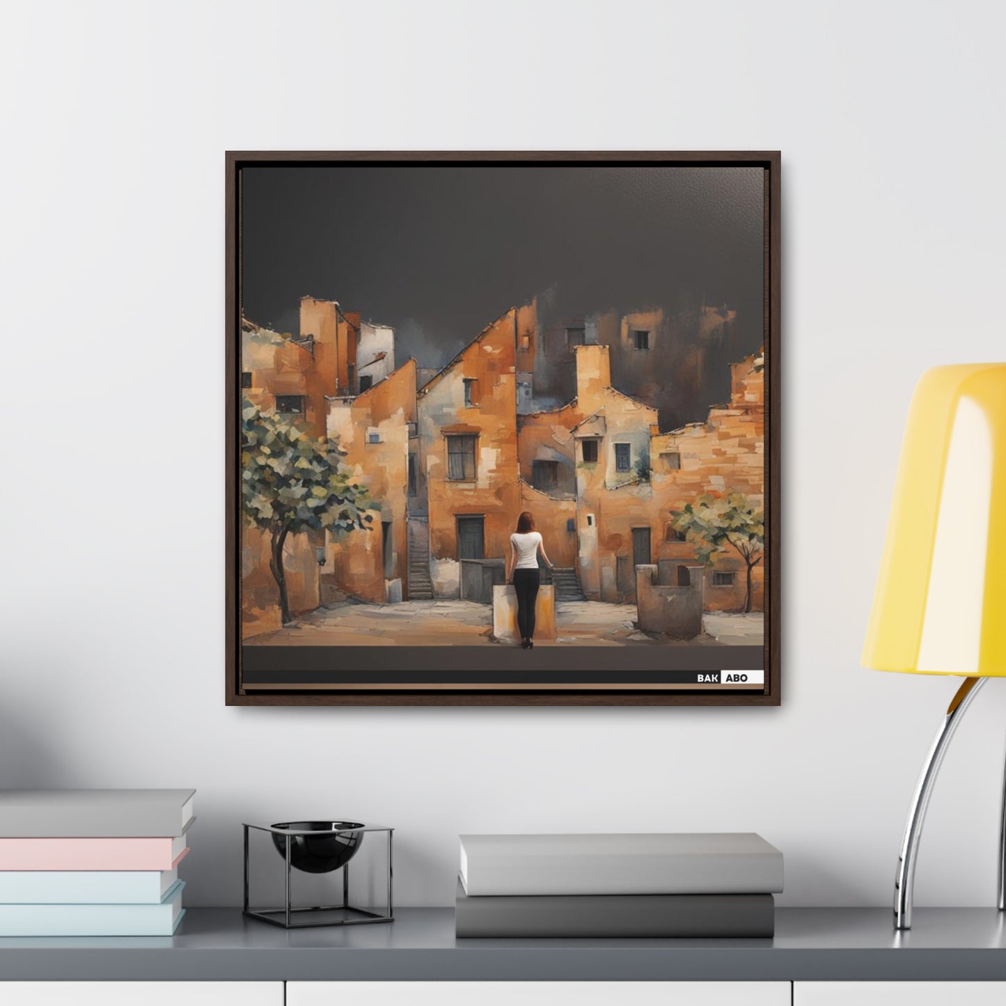 Modern Wall Reverie (BKS)🧱Canvas