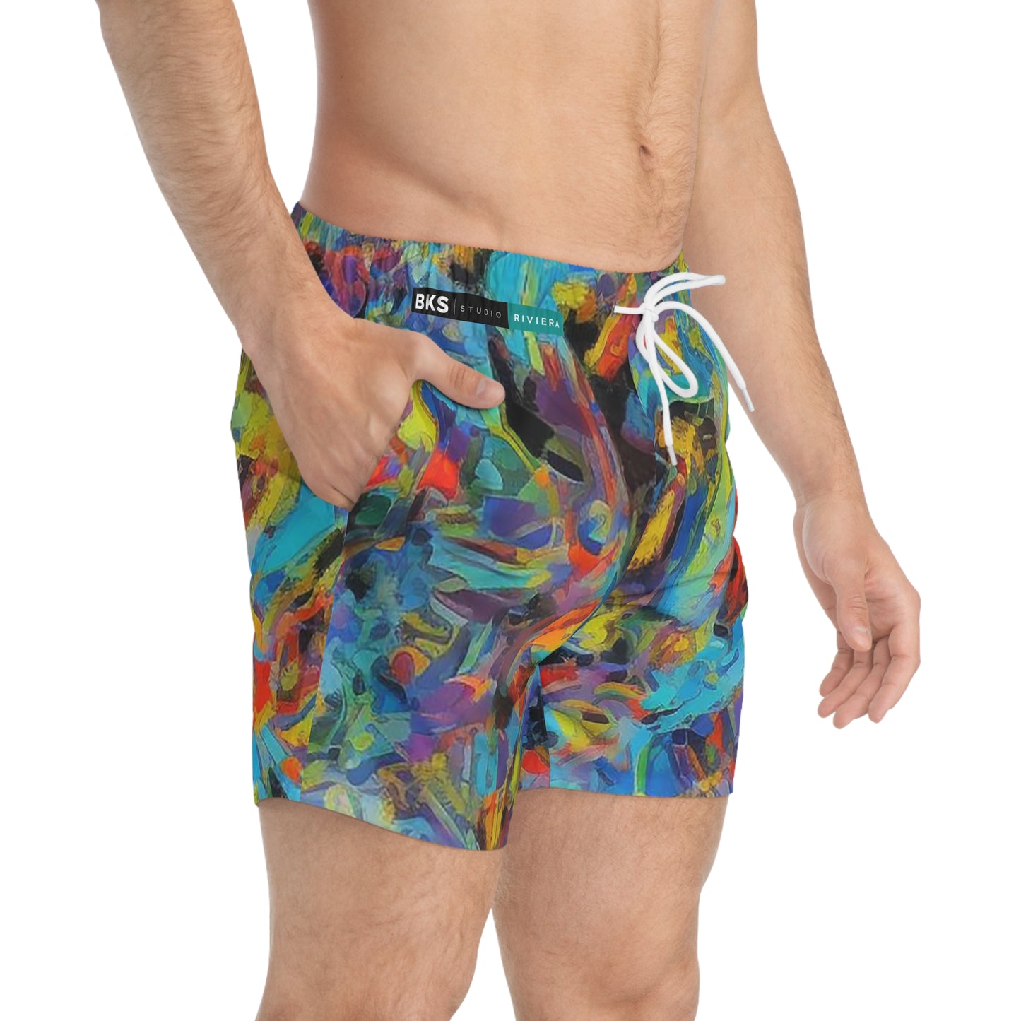 BKS Riviera Color Splash™ Swim Trunks