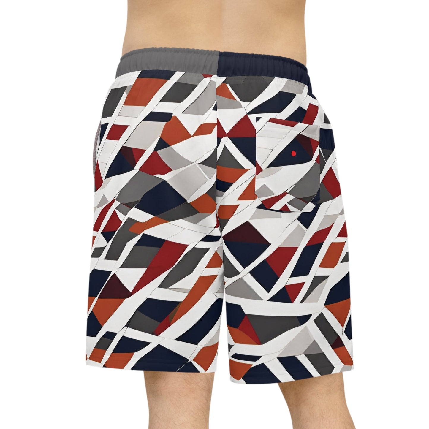 BKS Pulse Shard™ Athletic Long Shorts Printify bakabo.club