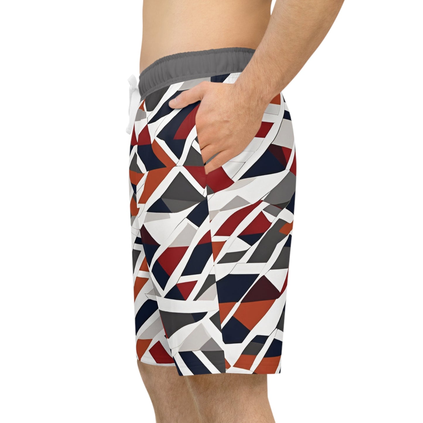 BKS Pulse Shard™ Athletic Long Shorts Printify bakabo.club