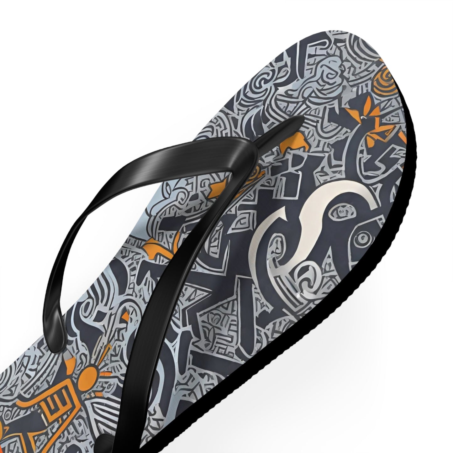 BKS Tribal Signals™ Flip Flops Printify bakabo.club
