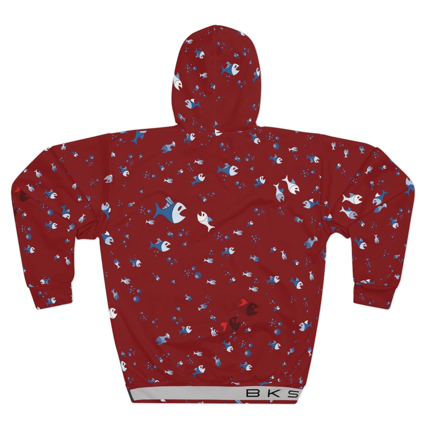 BKS Folklore Shoal Red™ Pullover Hoodie Printify bakabo.club