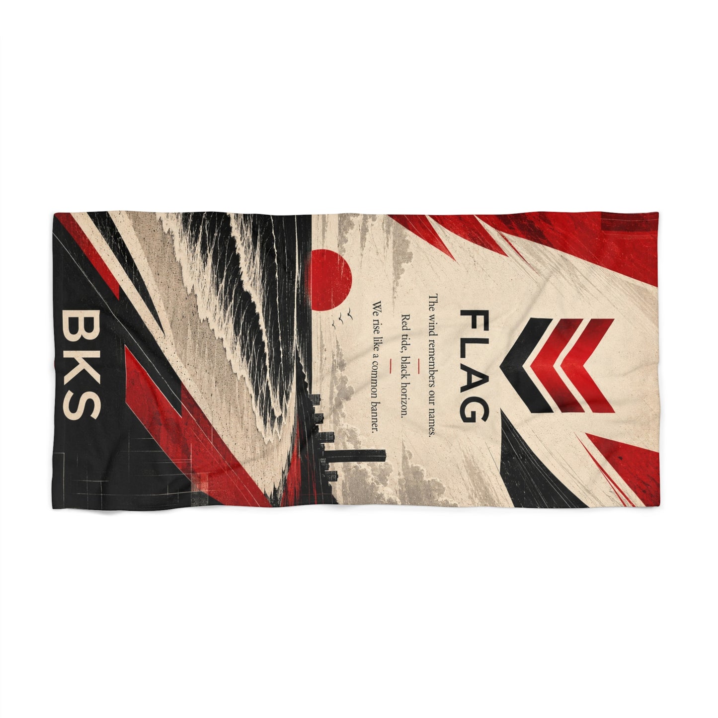BKS Flag Verse™ Beach Towel