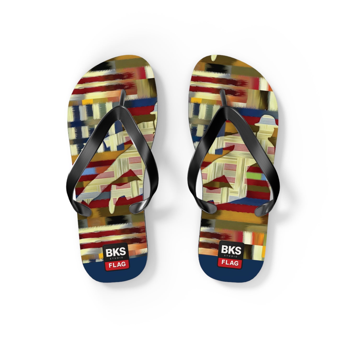BKS Flag Colorblock Red™ Flip Flops