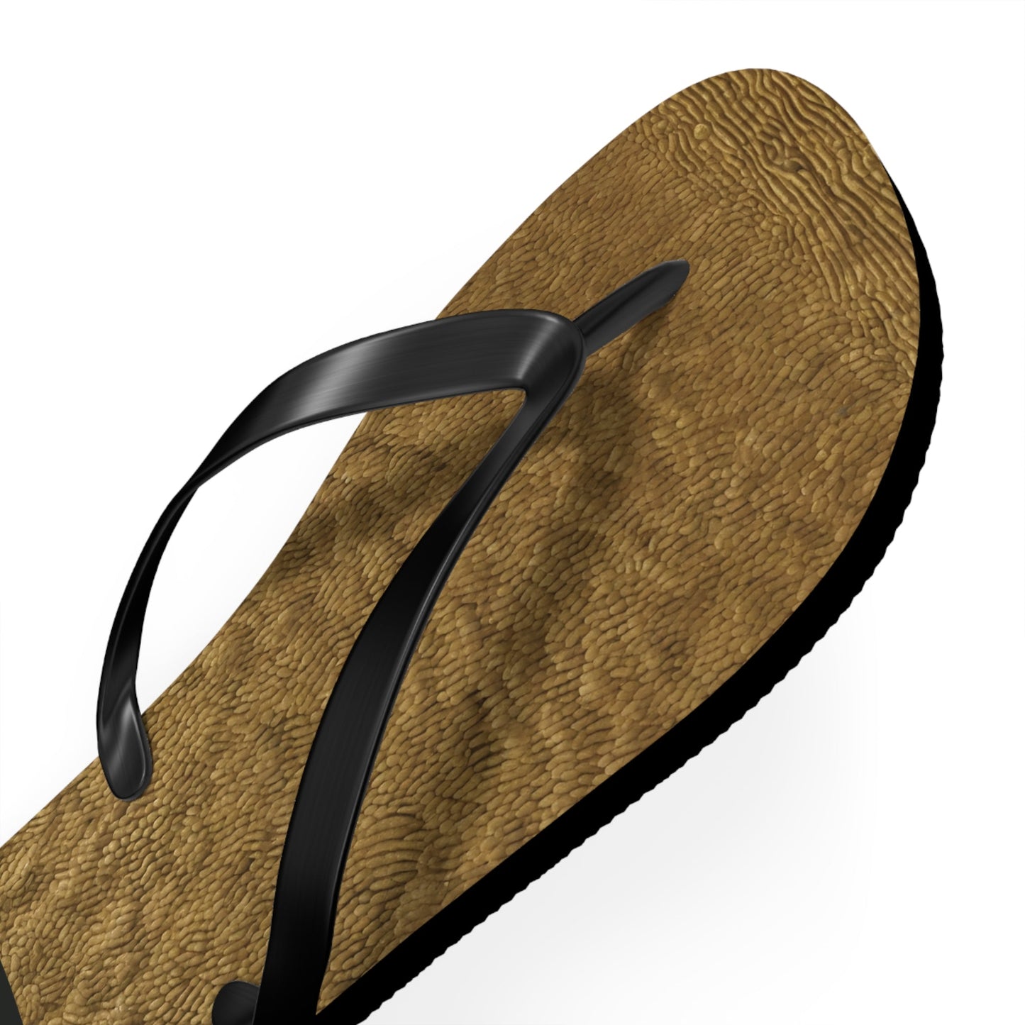 Bakabo Brown Faux Fur Flip Flops — Cozy Novelty Beach Sandals Printify bakabo.club