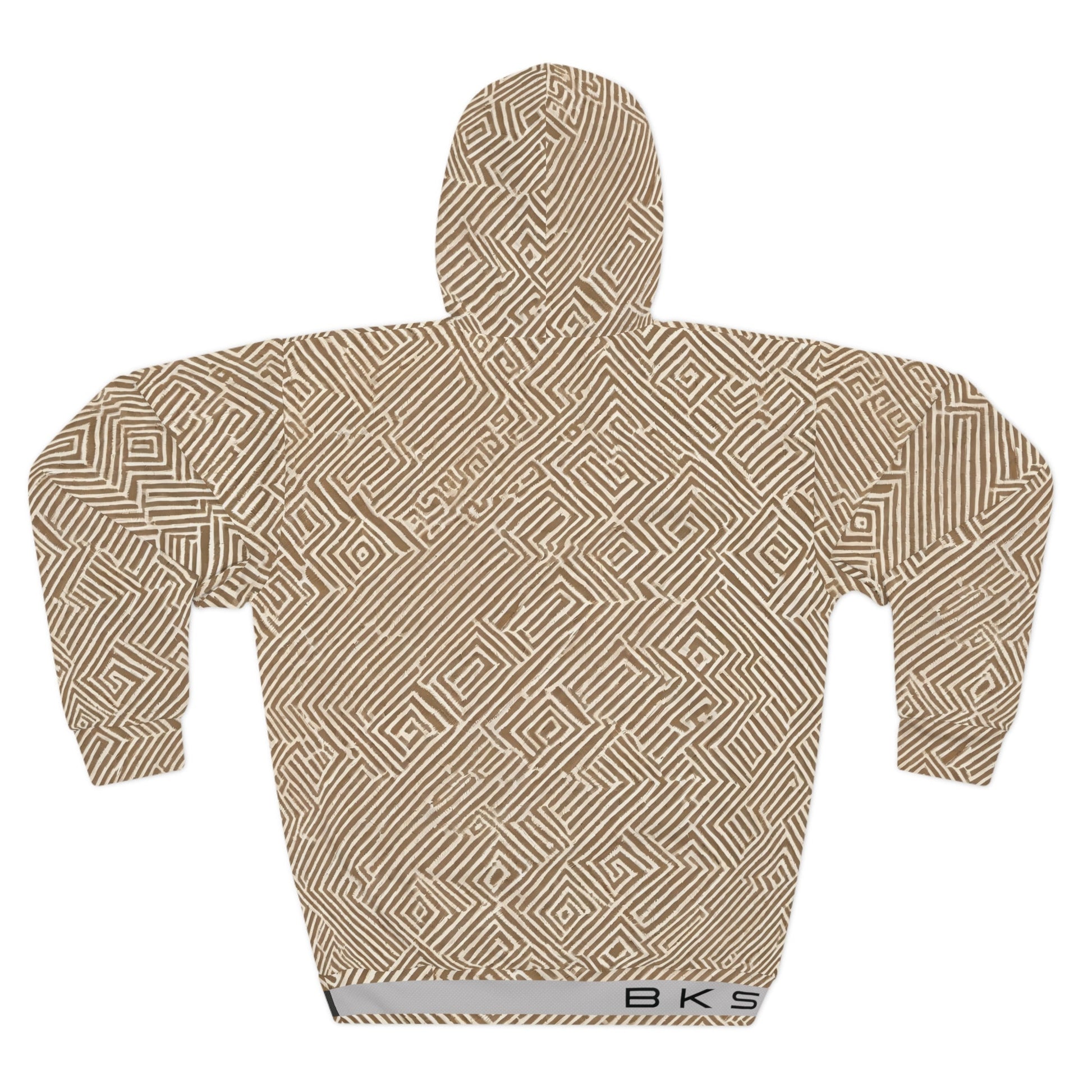 BKS Glyph Drift™ Pullover Hoodie Printify bakabo.club