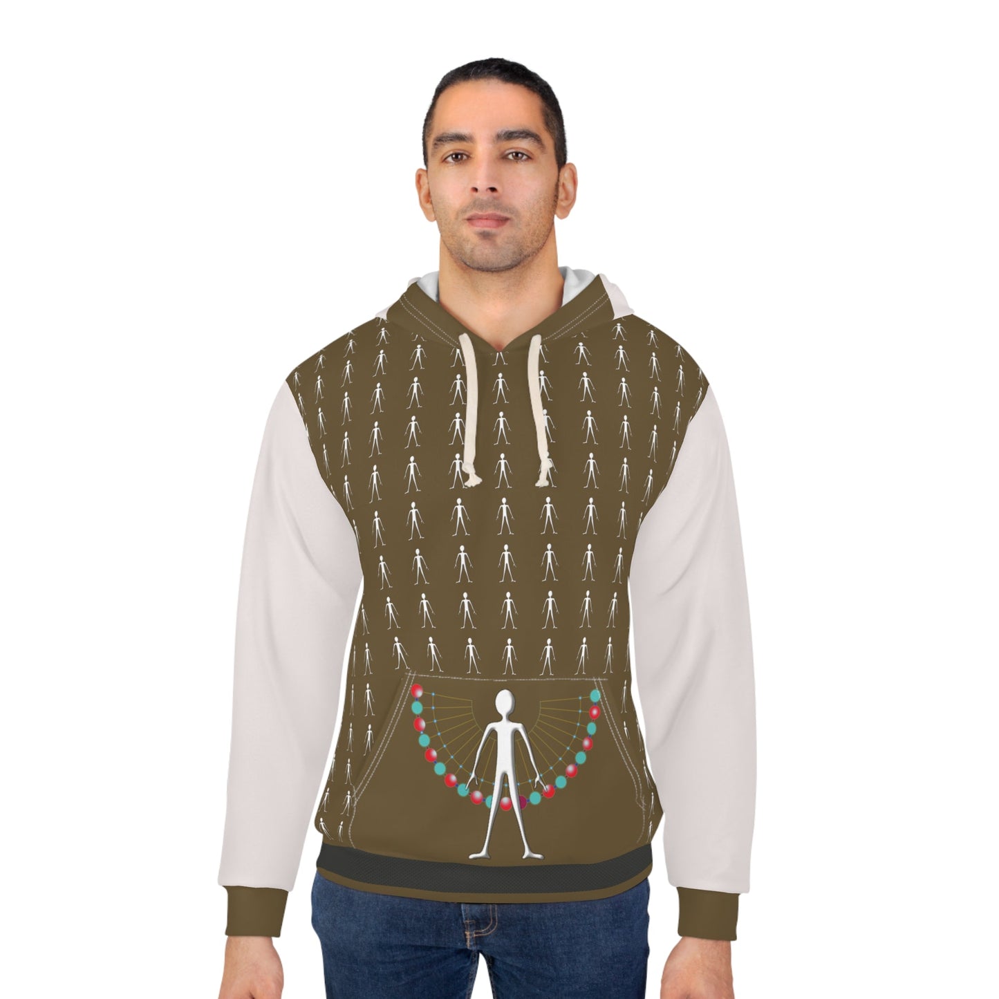 BKS Flag Meridian Earth™ Pullover Hoodie Printify bakabo.club