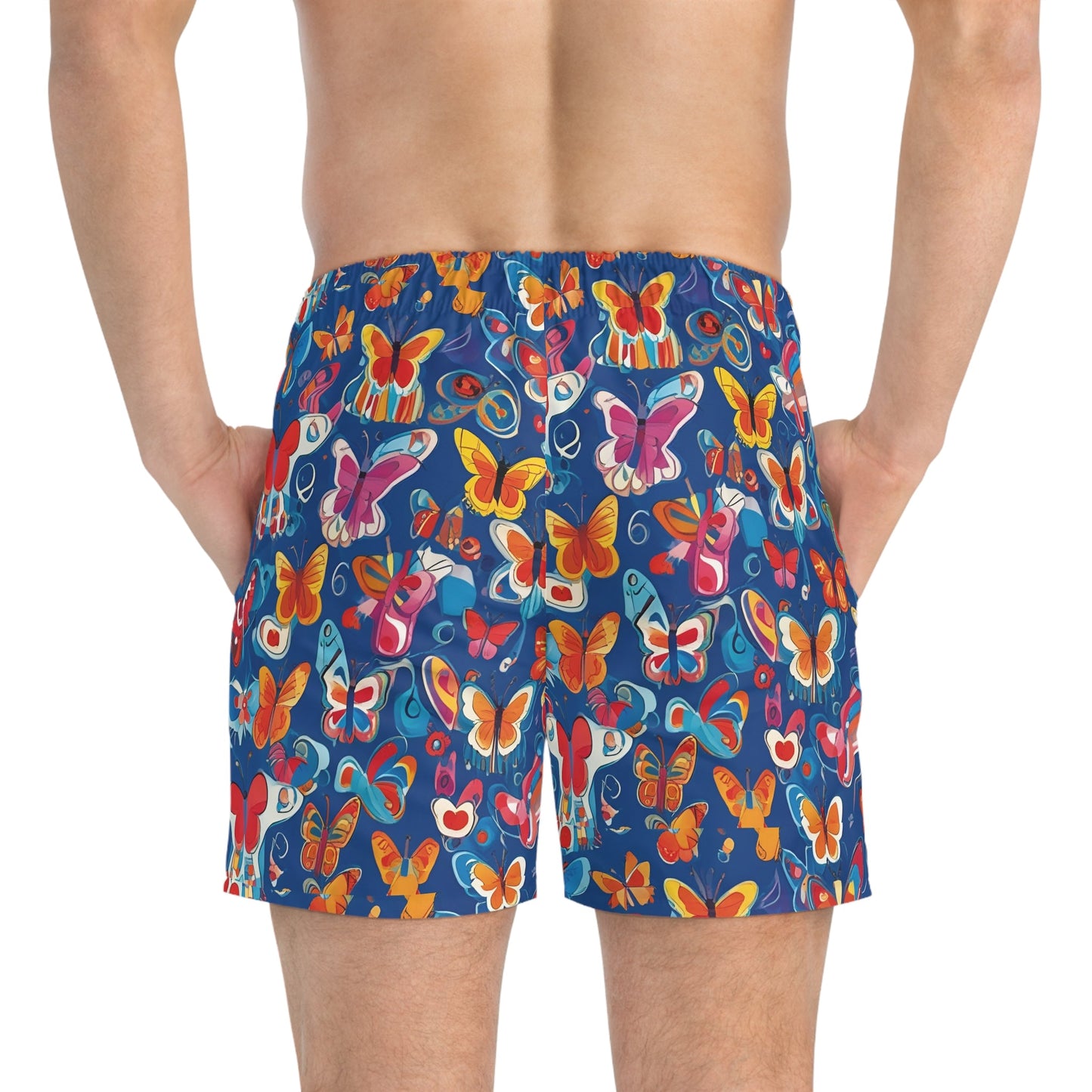 BKS Folklore Flutter™ Swim Trunks Printify bakabo.club