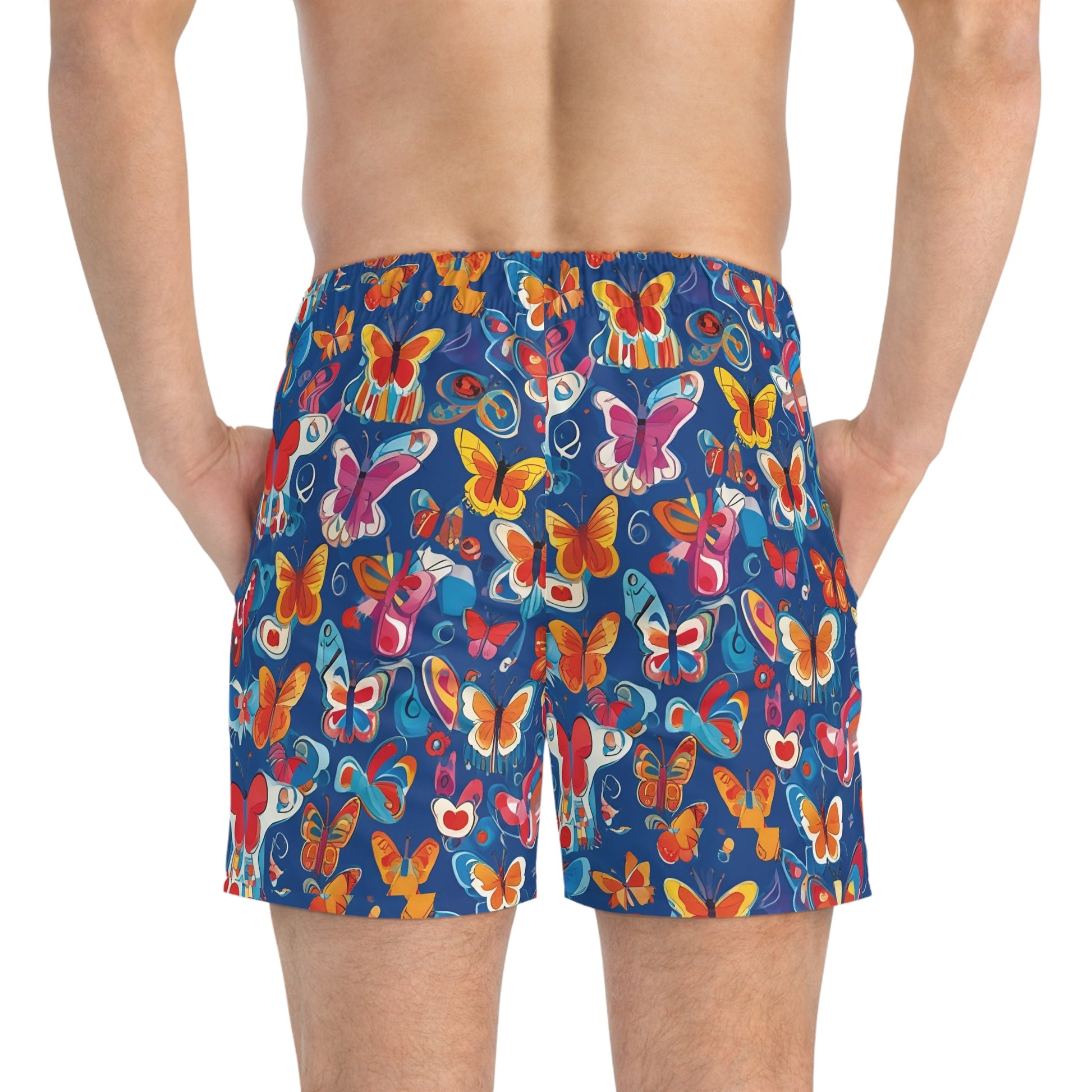 BKS Folklore Flutter™ Swim Trunks Printify bakabo.club