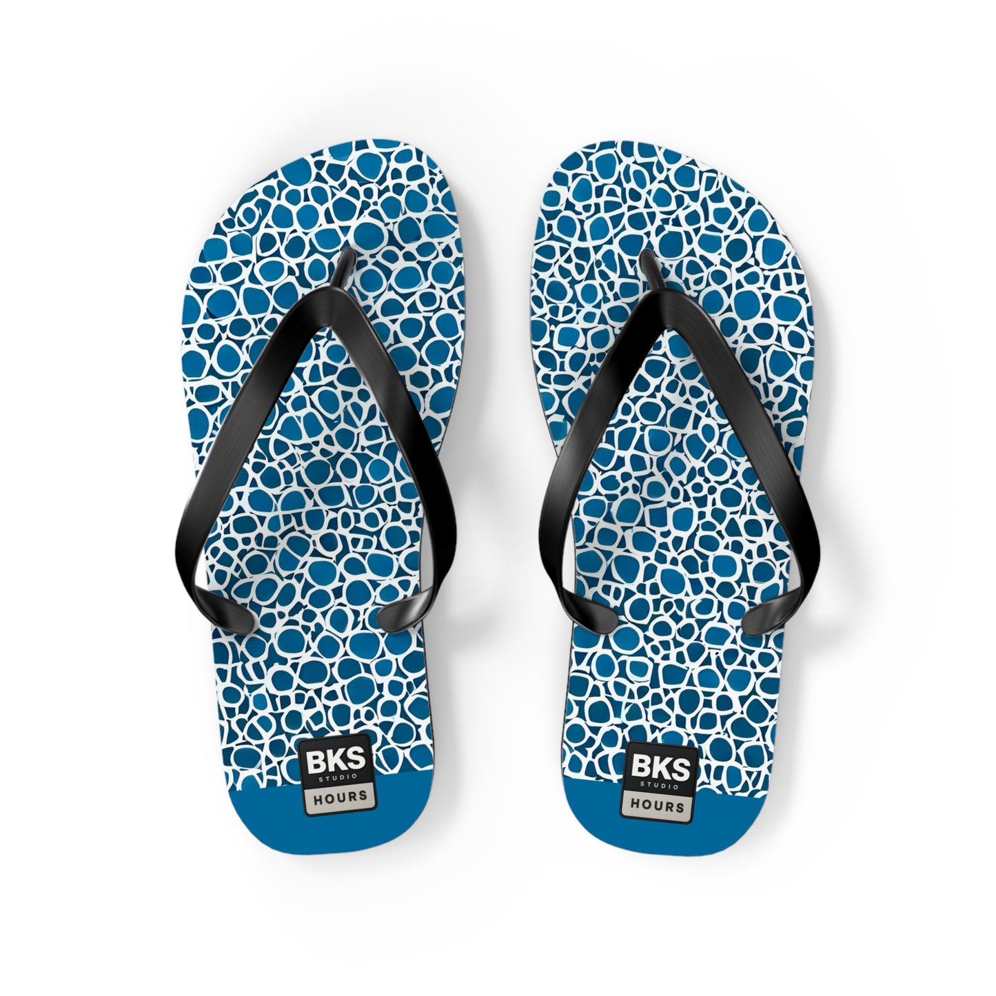 BKS Hours Blue Mosaic™ Flip Flops