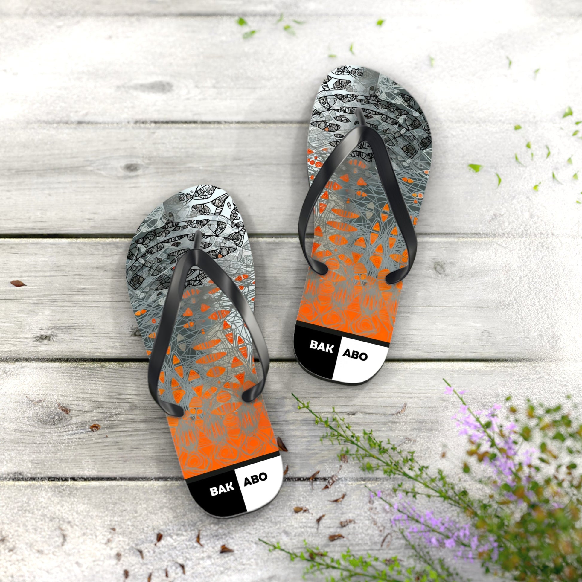 BKS Lava Motion™ Flip Flops Printify bakabo.club