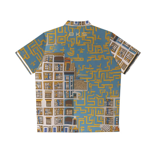 BKS Glyph City™ Hawaiian Shirt Printify bakabo.club