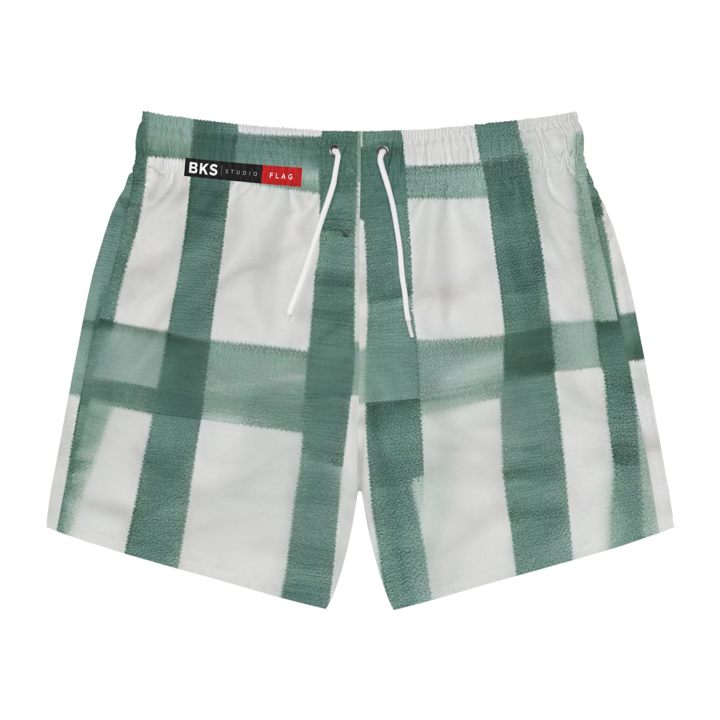 BKS Flag Green Grid™ Swim Trunks