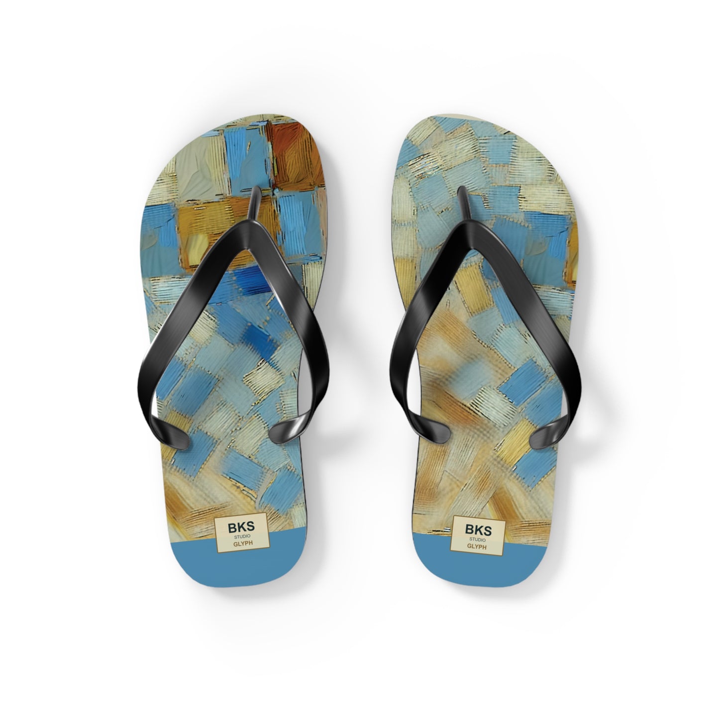 BKS Glyph Mosaic Tile™ Flip Flops