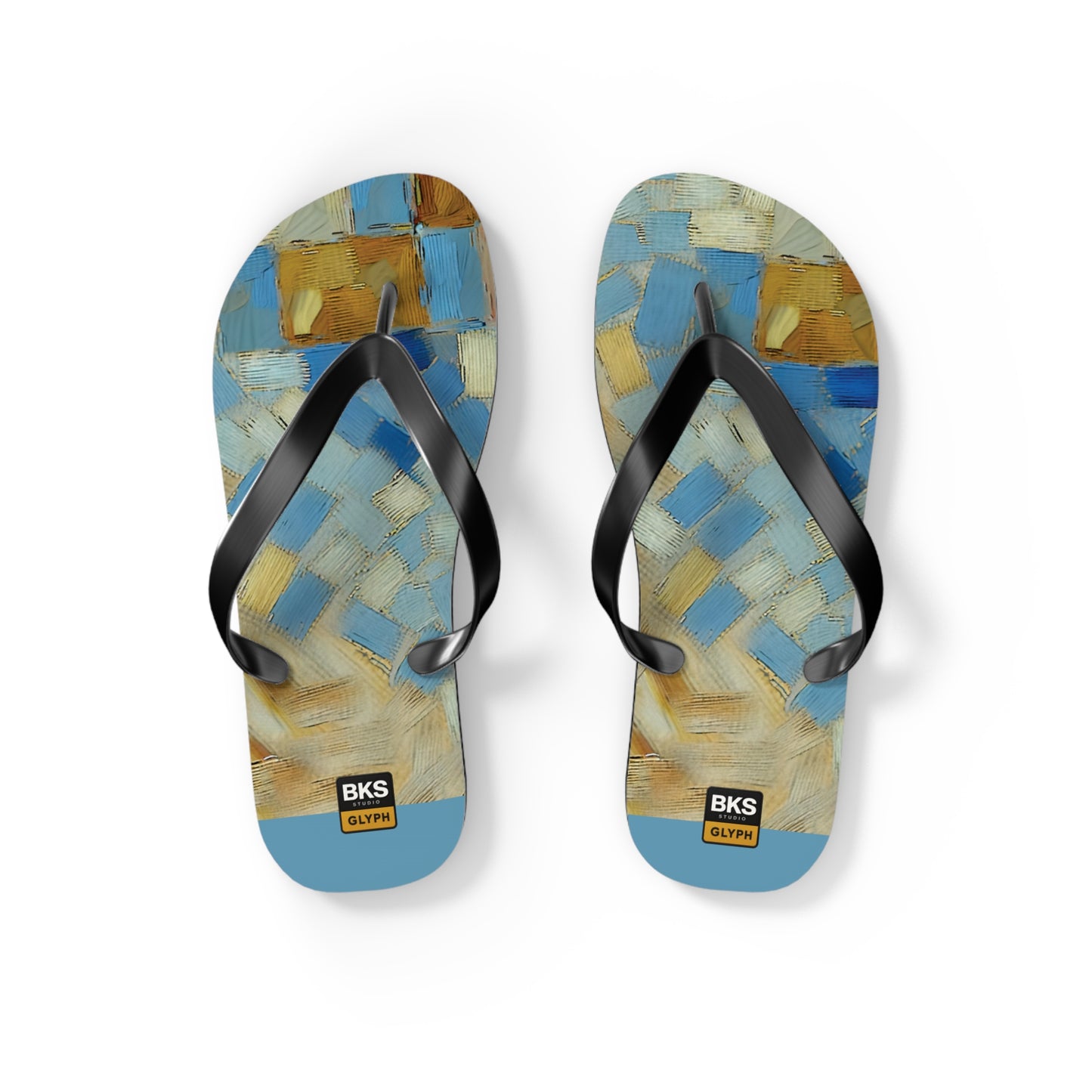 BKS Glyph Mosaic Tile™ Flip Flops