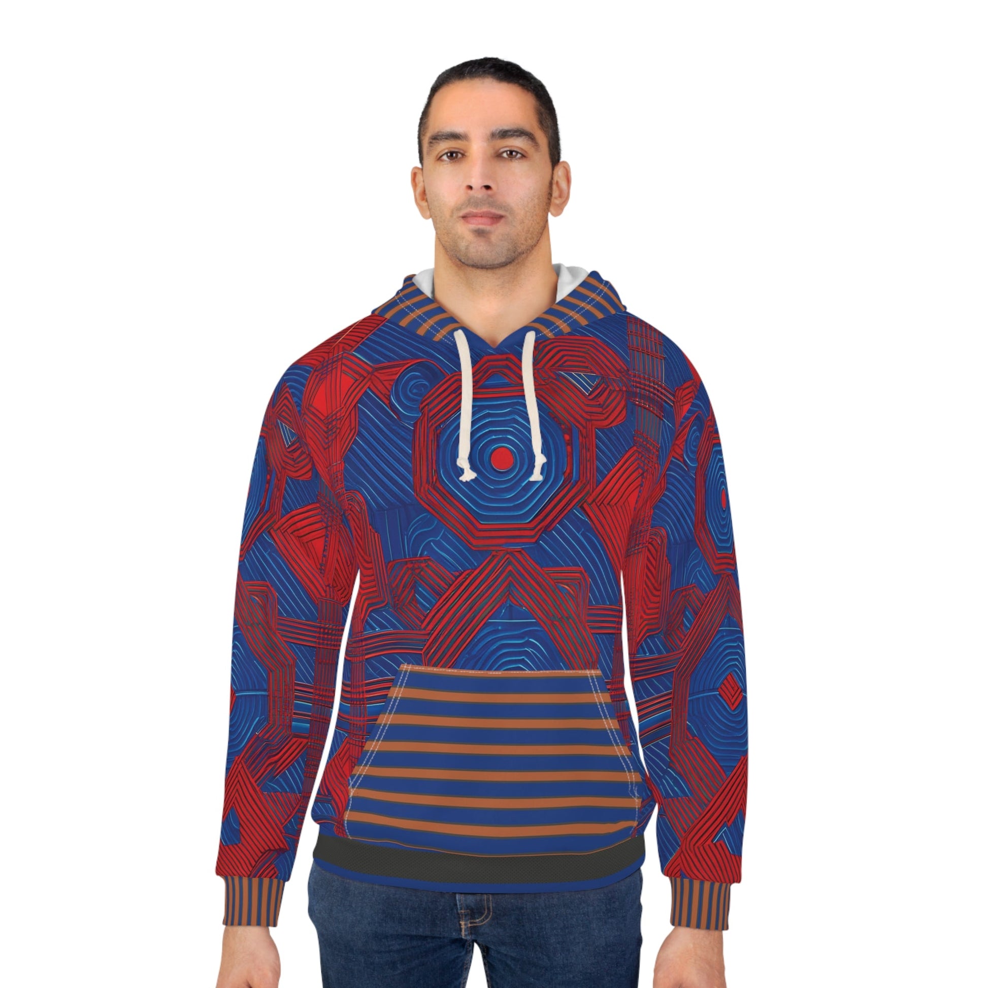 BKS Glyph Circuit™ Pullover Hoodie Printify bakabo.club