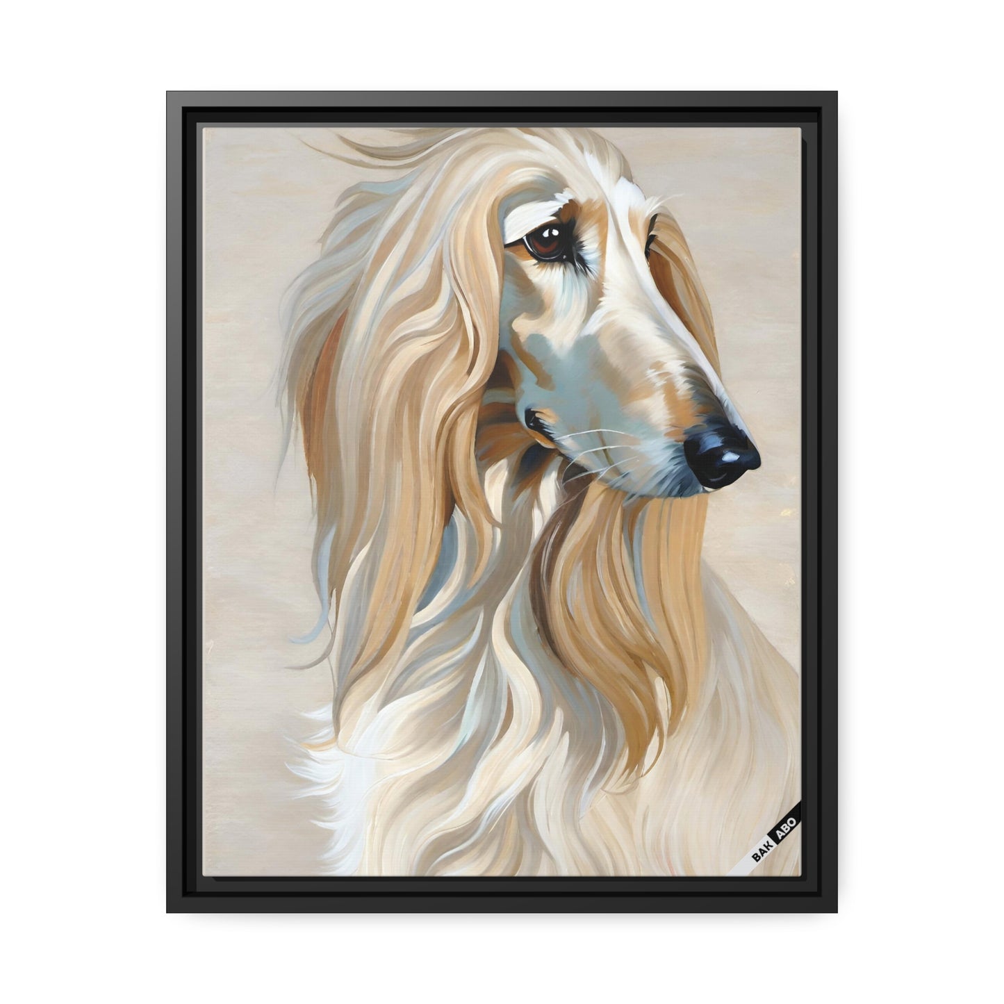 Afghan Greyhound (BKS)🐶Canvas