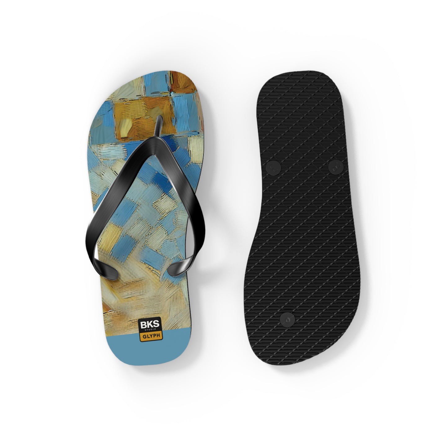 BKS Glyph Mosaic Tile™ Flip Flops