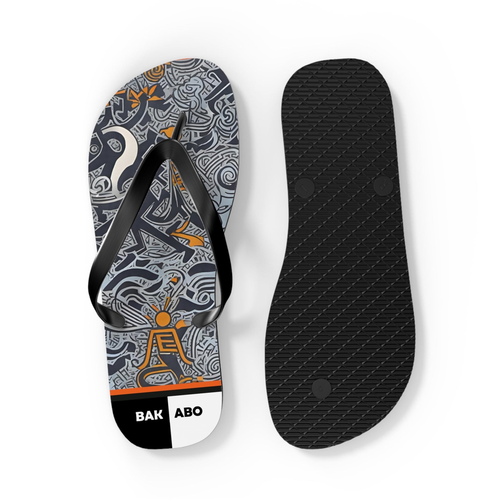 BKS Tribal Signals™ Flip Flops Printify bakabo.club