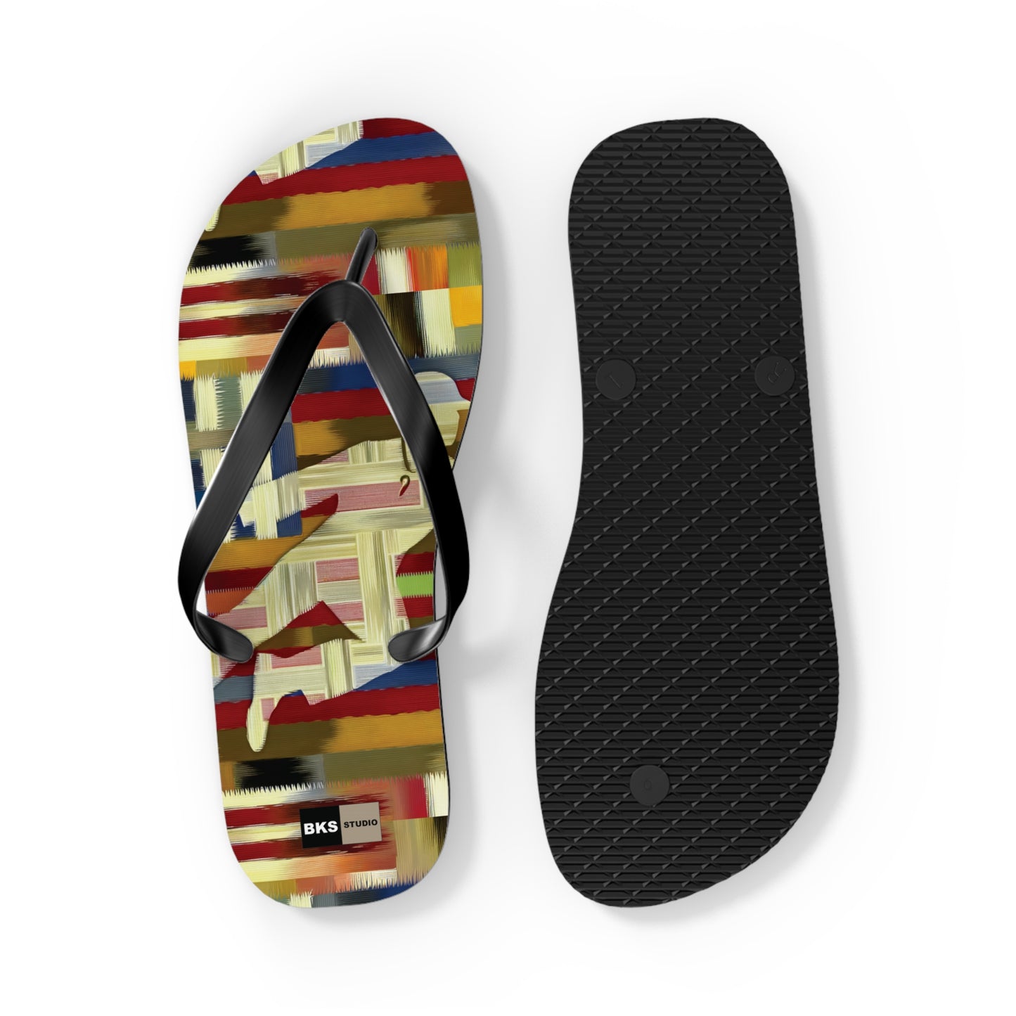 BKS Flag Colorblock Red™ Flip Flops